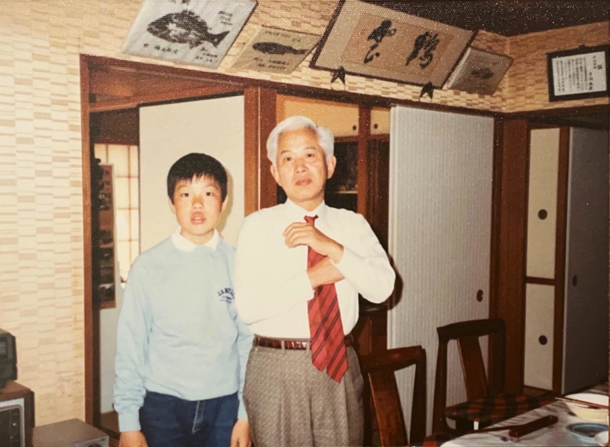 幼少期の院長と父