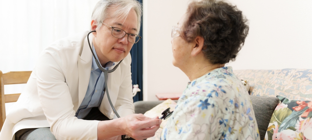 訪問診療の相談をする様子